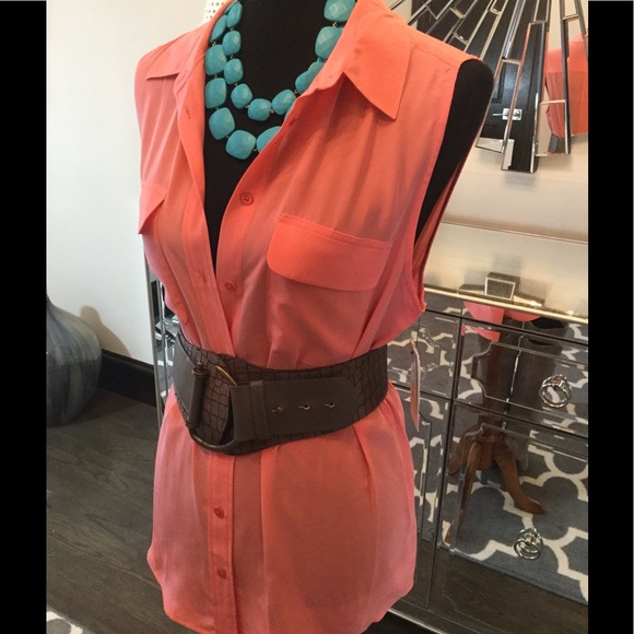 Equipment Sleeveless Blouse (100% Silk)❤️ - Picture 4 of 7