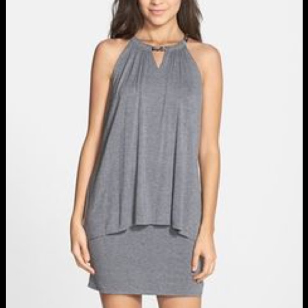 Laundry by Shelli Segal dress with metal accents.