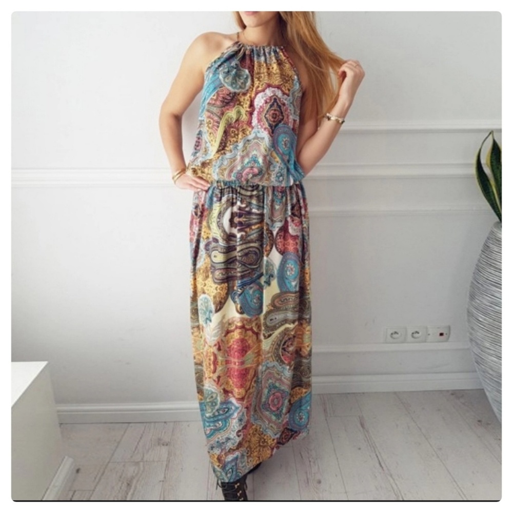 🎈LAST ONE 🎈SIZE L (FIRM)  Sleeveless Maxi Dress - Picture 2 of 8