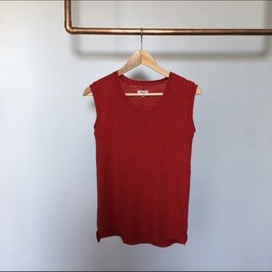 Madewell Modern Linen Muscle Tee