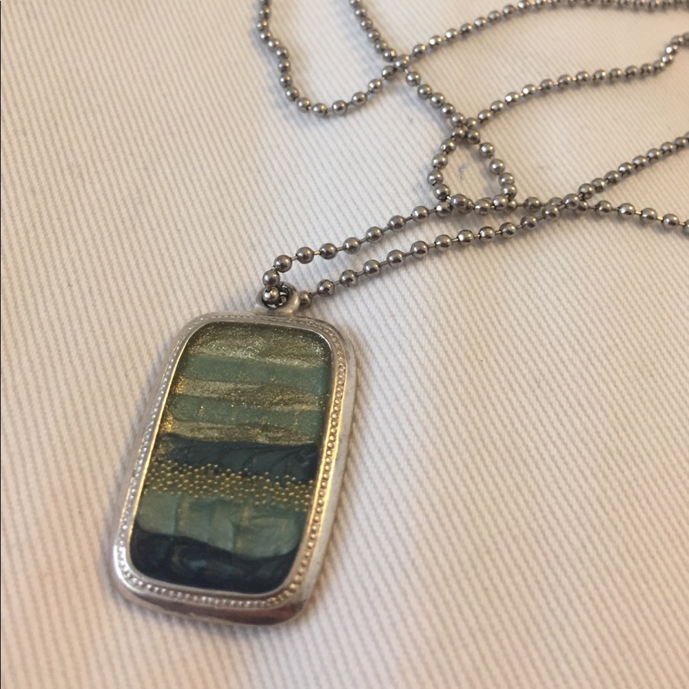 Beautiful double sided vintage necklace!