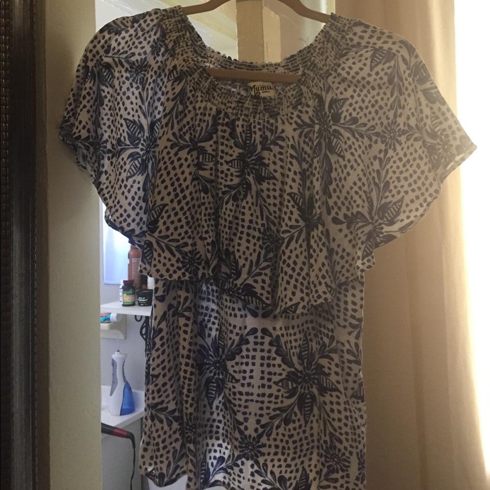 Show me your MUMU off the shoulder Blouse
