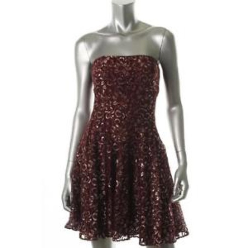 AQUA 🎇 Sparkling Mini Dress