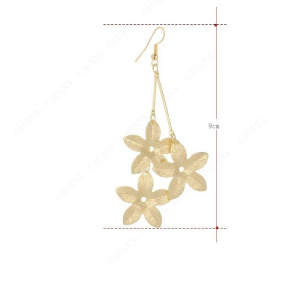 ANY 4 FOR $20! SPARKLY FLOWER EARRINGS - Picture 5 of 7