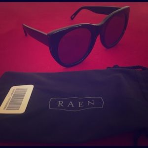 Raen Durante Sunglasses Black Rachel Zoe new