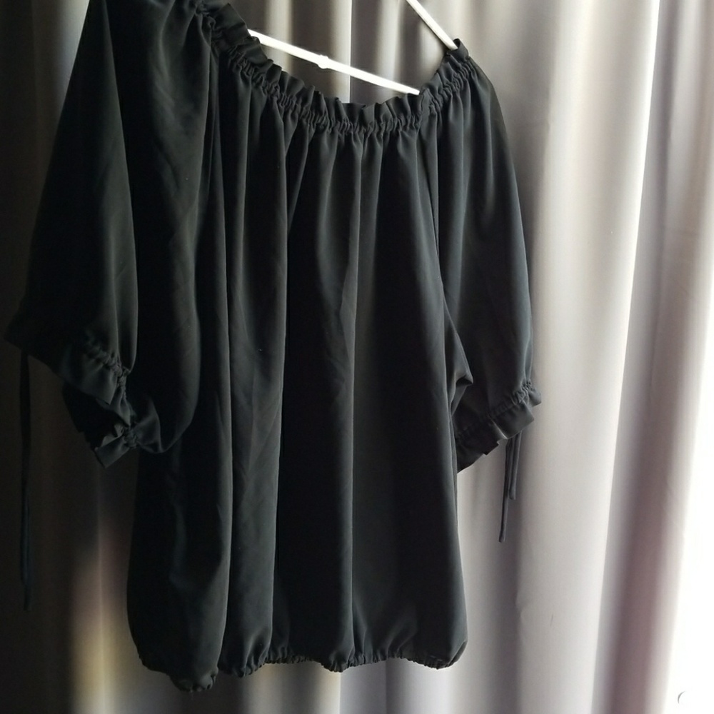 Off or on the shoulder top