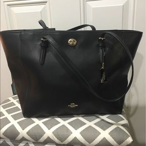 Authentic leather Coach bag