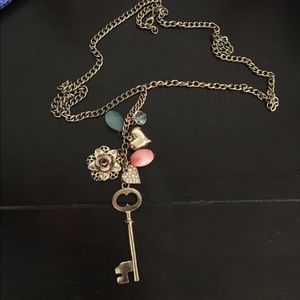 Key heart necklace