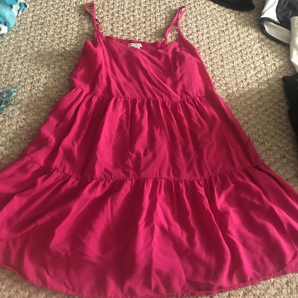 Pink, airy dress