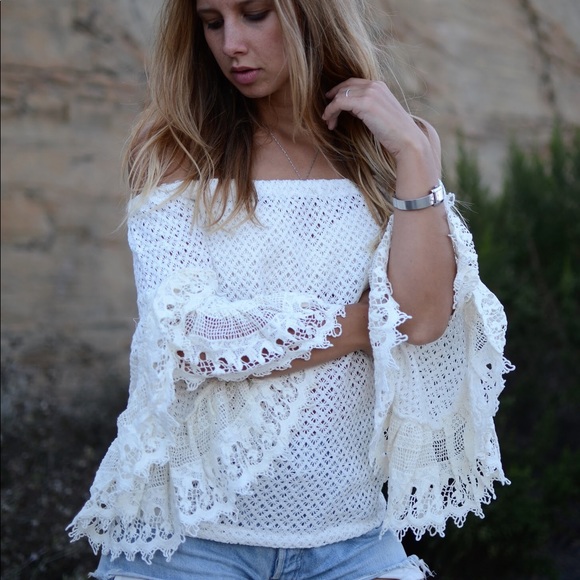 Jen's Pirate Booty for Free People Lace Top - Picture 4 of 7