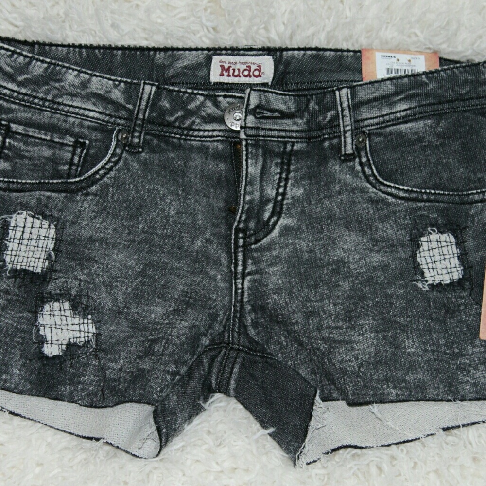 Brand new  Mudd distressed jean shorts