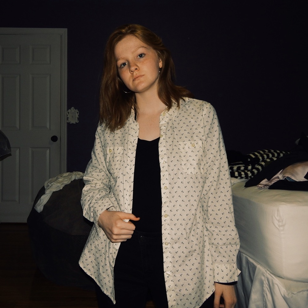Anchor Button Up Shirt