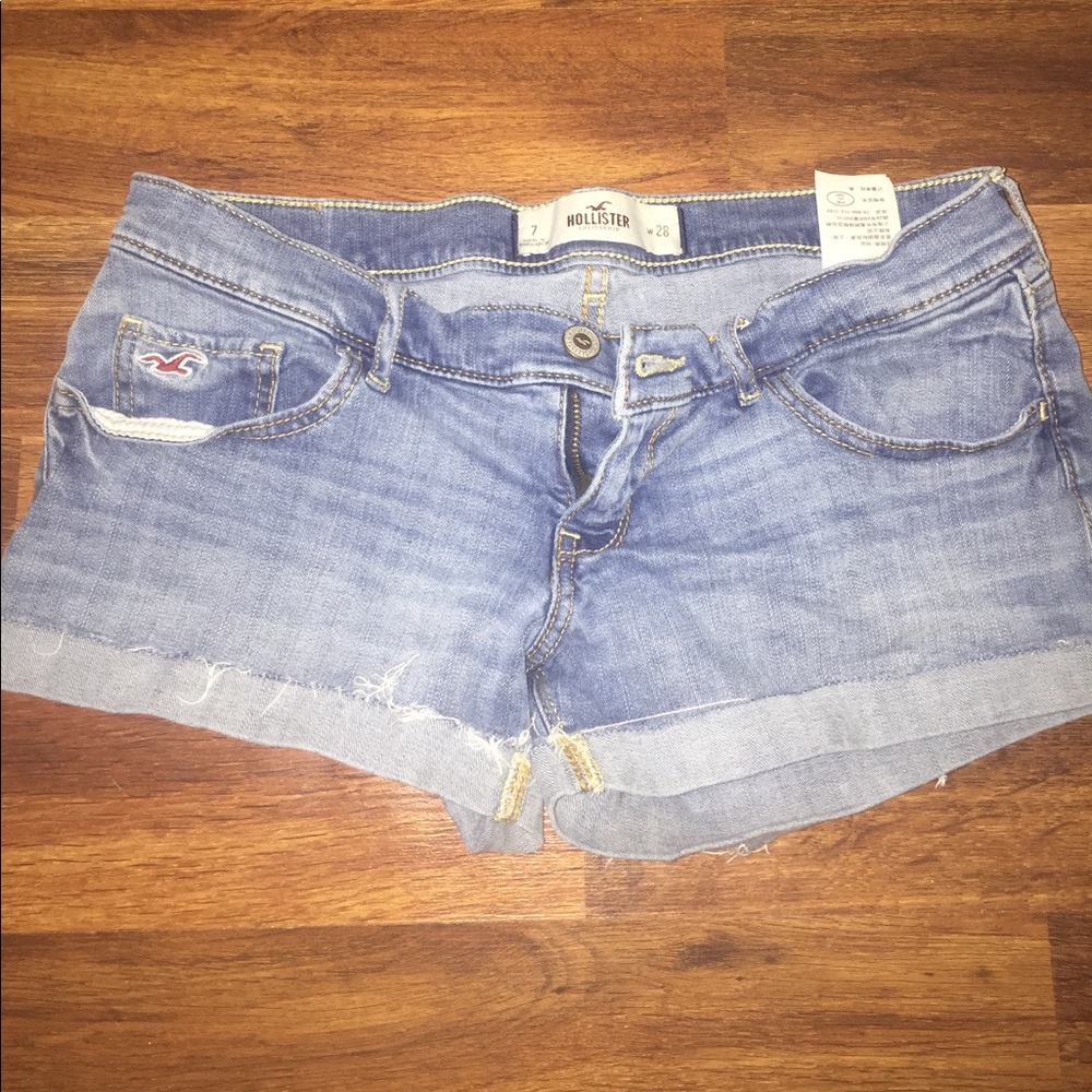 Denim shorts