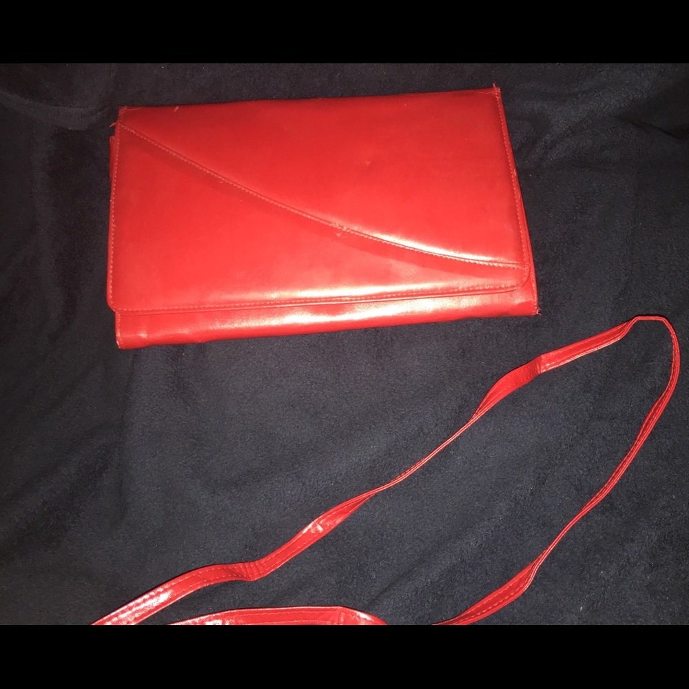 Large red clutch