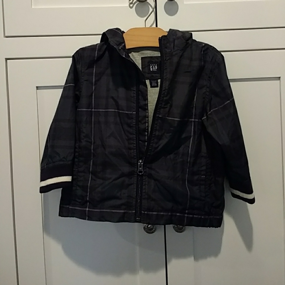 Baby Boys Gap Plaid Jacket SPRING Size 2 Yrs