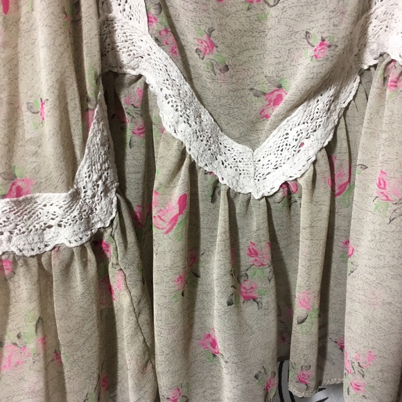 f я є є ρ є σ ρ ℓ є ღ  floral sheer tank - Picture 3 of 6