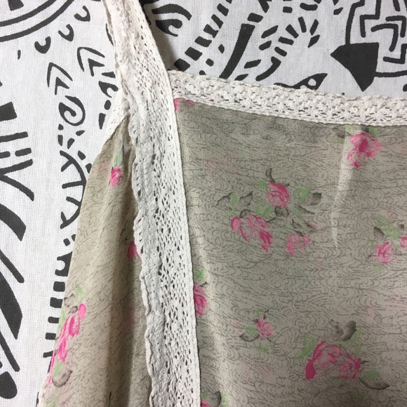 f я є є ρ є σ ρ ℓ є ღ  floral sheer tank - Picture 4 of 6