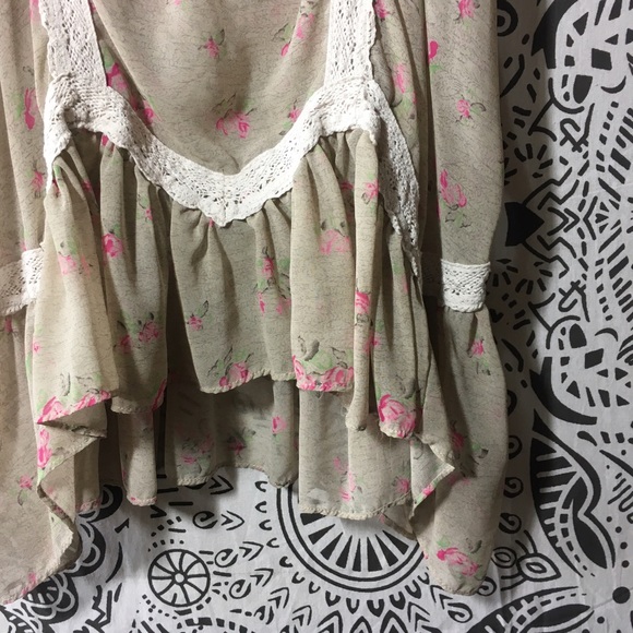 f я є є ρ є σ ρ ℓ є ღ  floral sheer tank - Picture 5 of 6