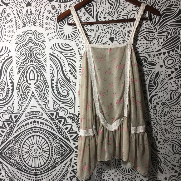 f я є є ρ є σ ρ ℓ є ღ  floral sheer tank - Picture 6 of 6