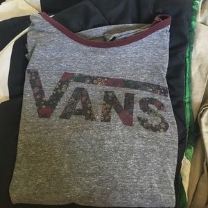 Grey Vans Off the Wall t-shirt