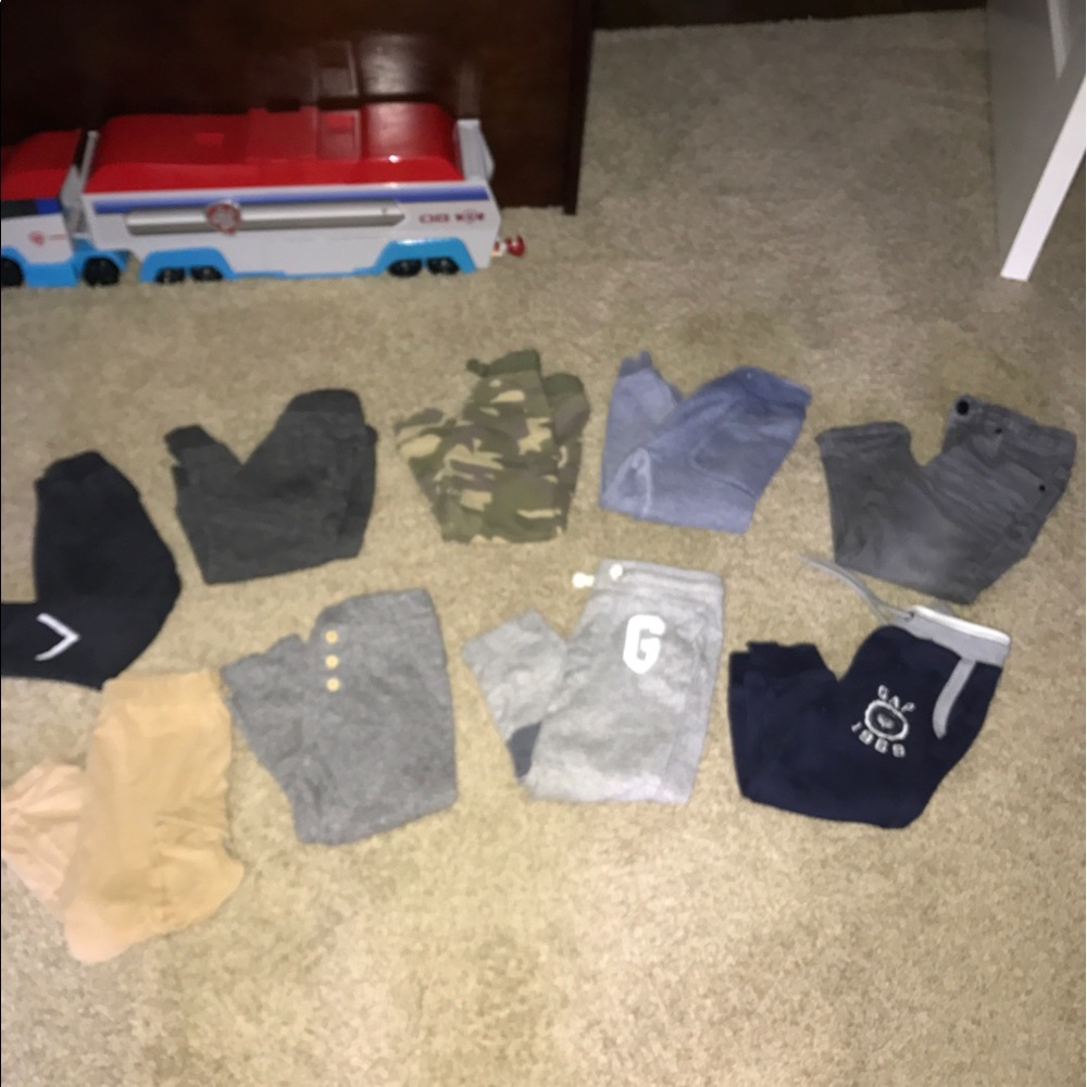 9 Pairs of Toddler Boy Pants Size 2 and 2/3