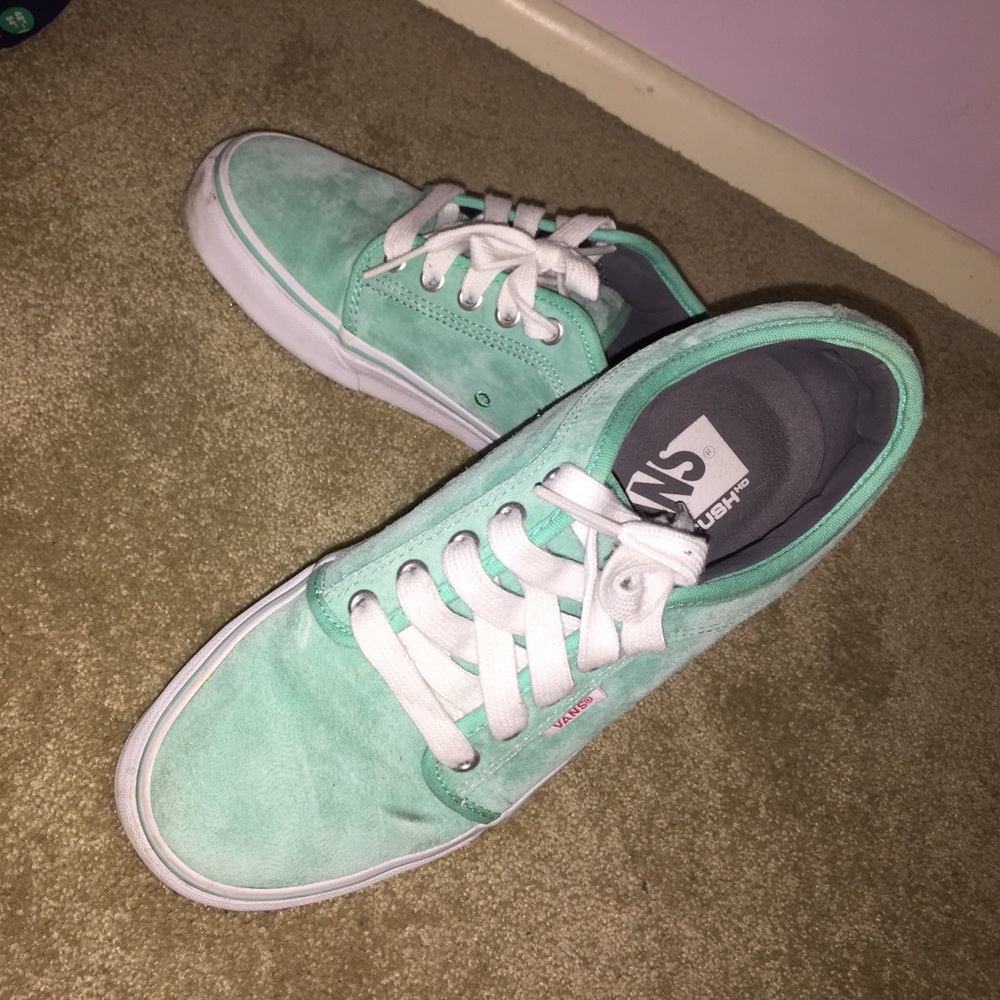 Mint Green VANS Skate shoes