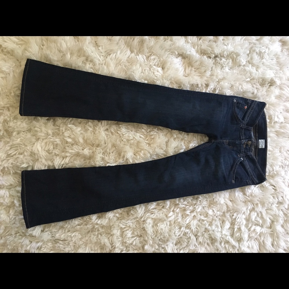 HUDSON dark denim flares, size 26, barely worn