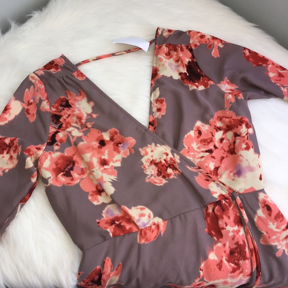 peach love california Dresses & Skirts - 🆑 SALE 🆑 High Low Floral Dress
