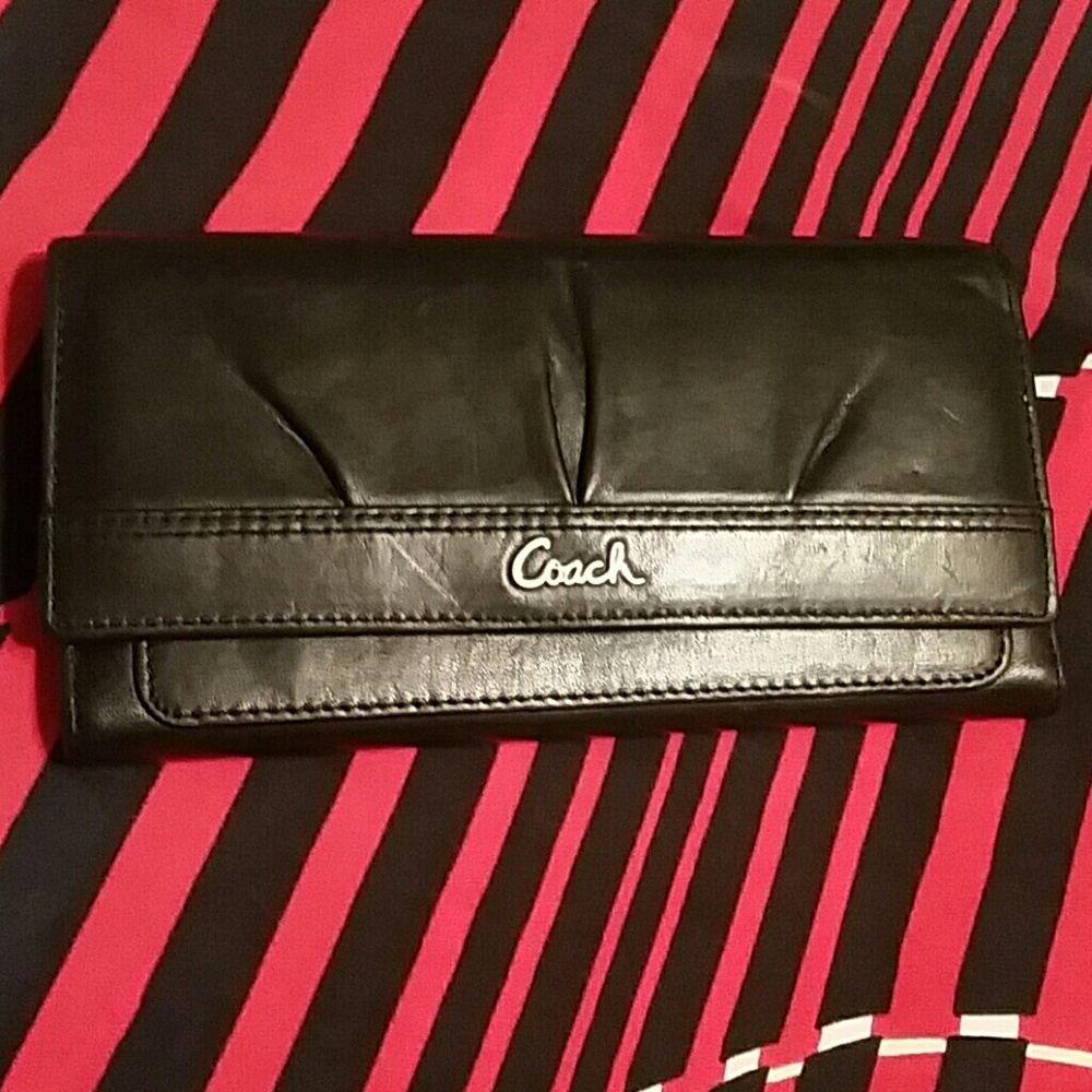 Coach leather wallet