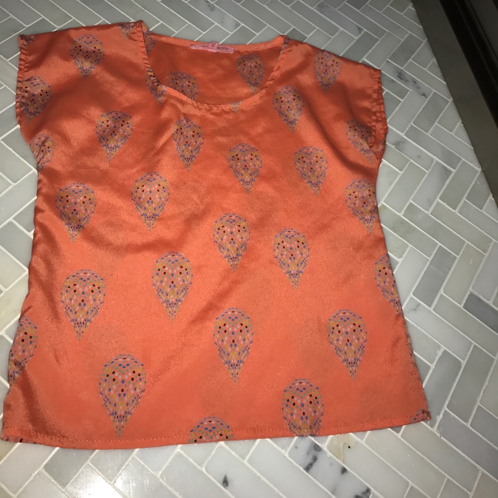 Collective Concepts orange shirt