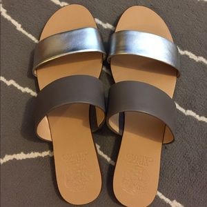 Double banded sandals