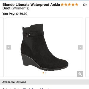 🍂🍁Blondo suede waterproof fall boots