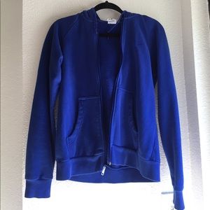 Royal blue Nike Zip-Up (L but fits like a M)