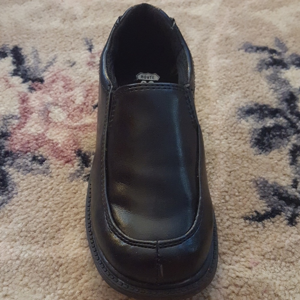 Little boy Route 66 dress shoes