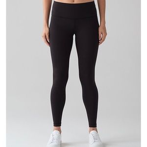 Lululemon High Waisted Black Wunder Unders