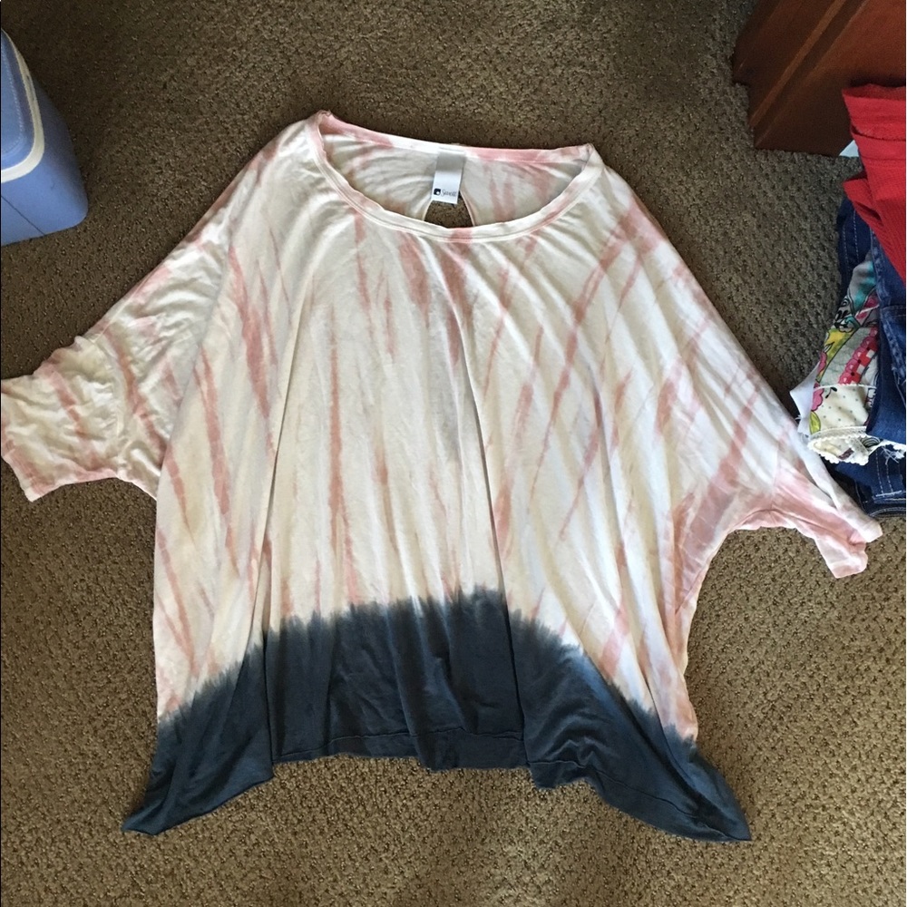 swell open back tie dye top