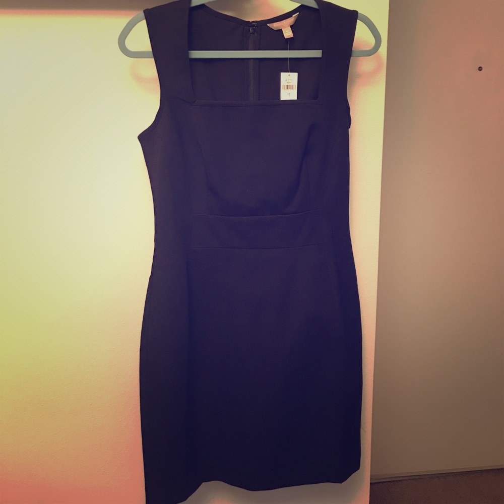 NWT Banana Republic Stretchy Black Dress Sz 10