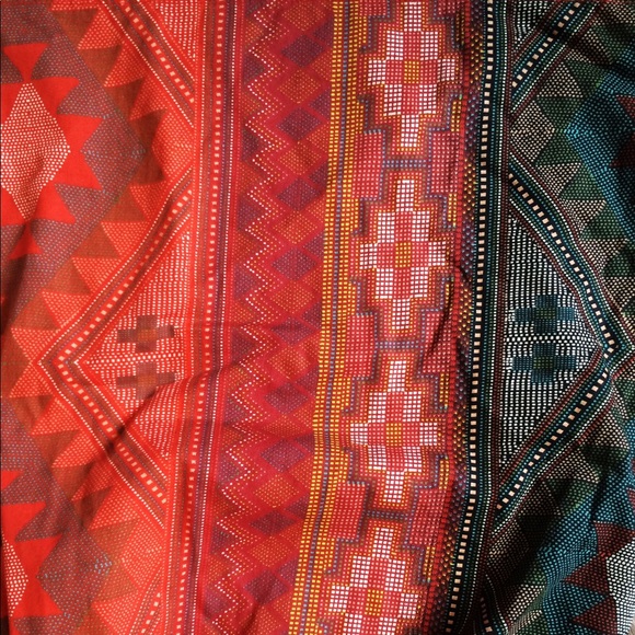 Arizona Jeans Women's Strapless Dress Aztec Size L - Picture 2 of 3