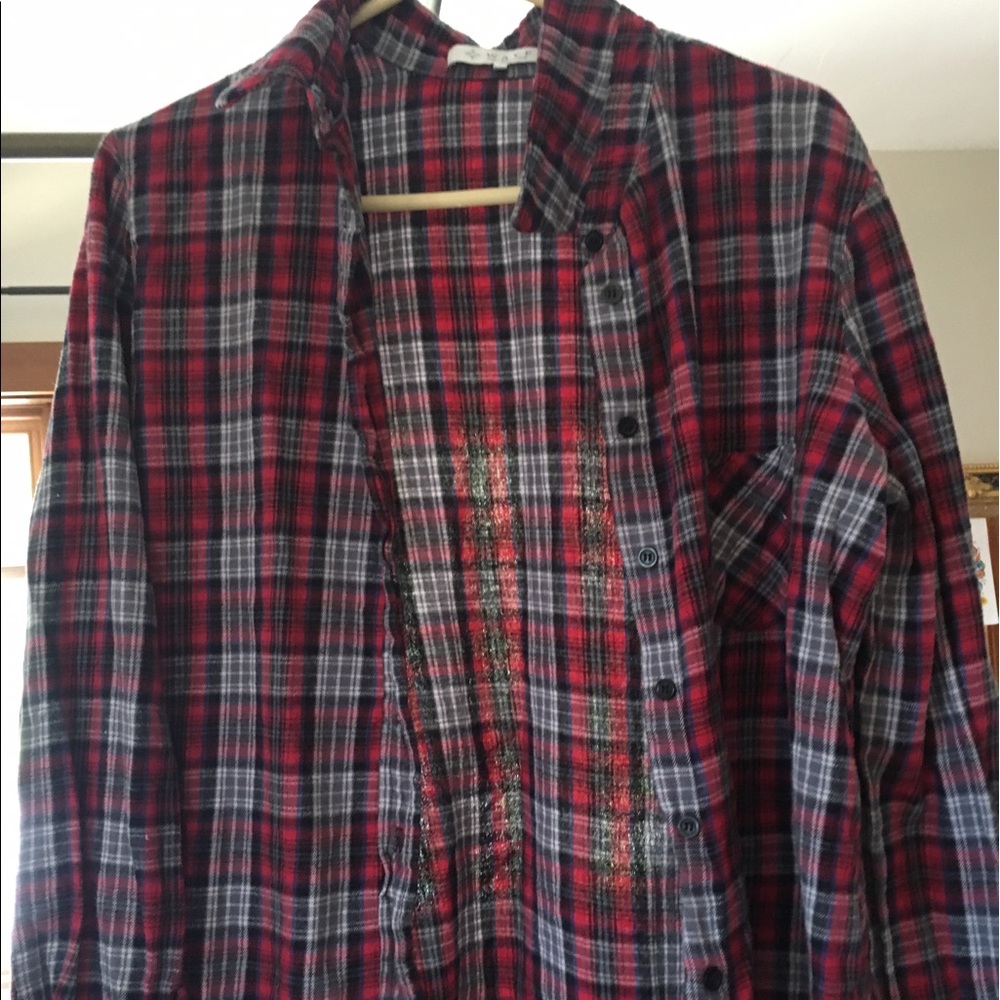 WAYF red blue and black flannel
