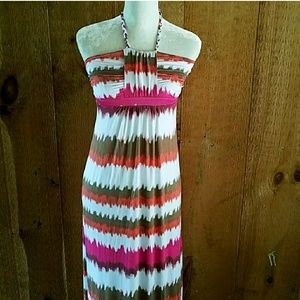 HALTER MAXI DRESS