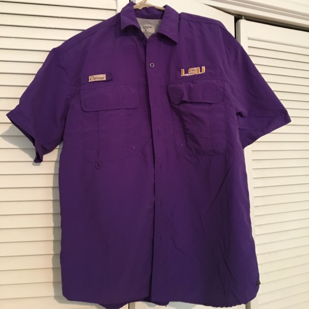 Men's LSU Tigers Fishing Shirt