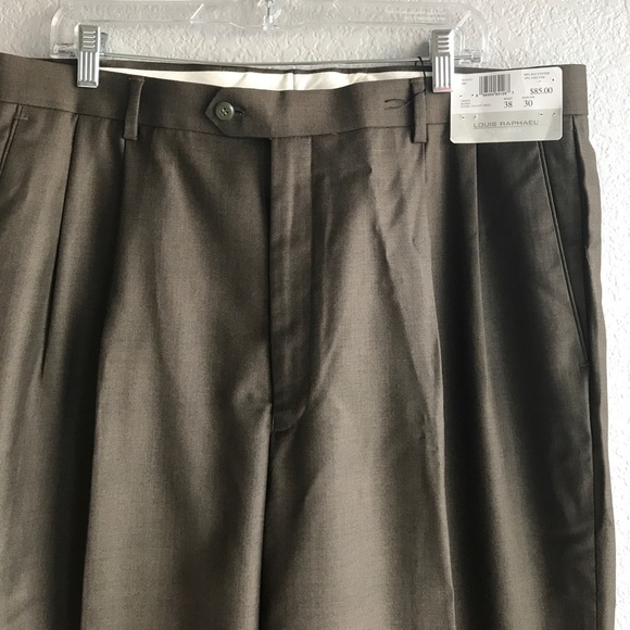 Louis Raphael dress pant 38 W x 30 L green color - Picture 2 of 4