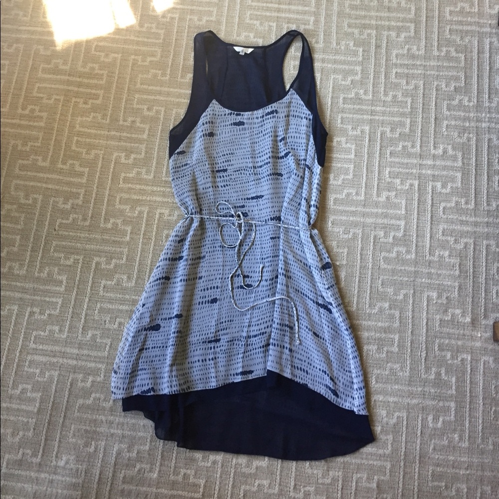 Blue Patterned Dress
