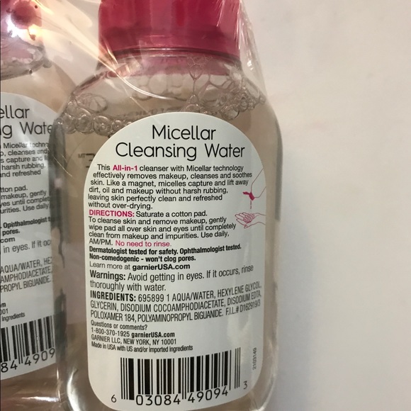 6 pack of Garnier Micellar Water travel Sz NEW - Picture 3 of 4