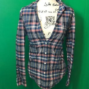 AEO Plaid Button Down