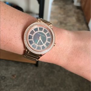 Michael Kors Rose Gold watch and bracelet