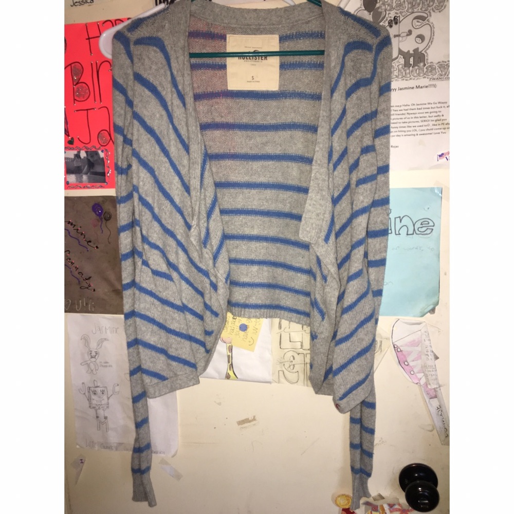 Hollister Stripped Cardigan like top