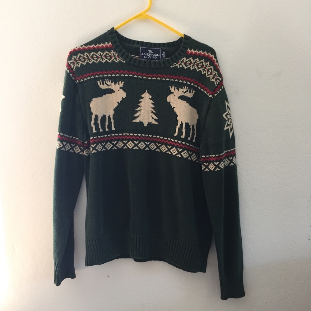 Reindeer sweater!
