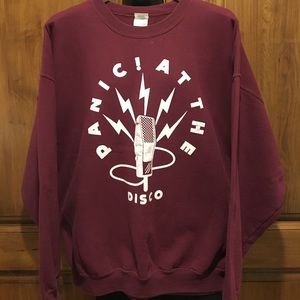 "panic! at the disco" crewneck sweatshirt