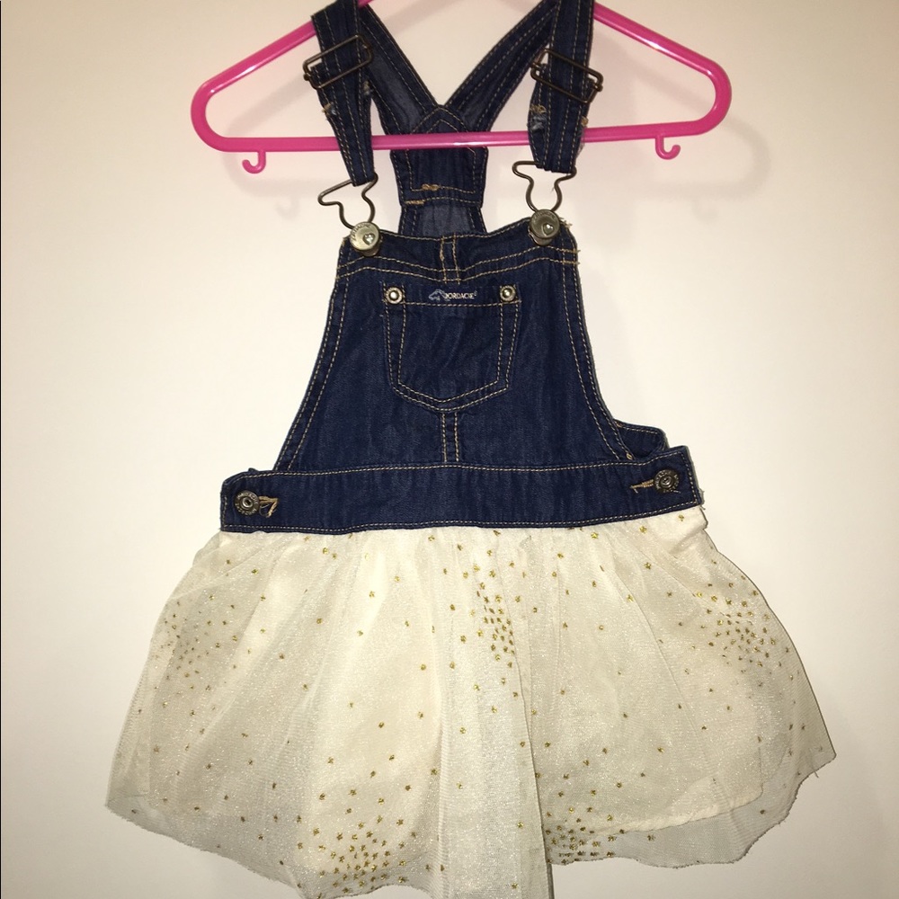 Denim & tulle dress